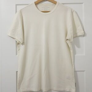 Men’s Outerknown Sojourn T Shirt Size Small Off White Salt Color